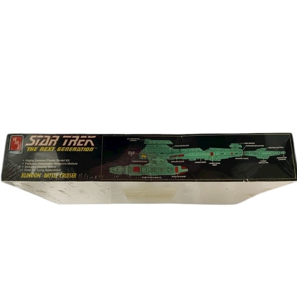 AMT ERTL 6812 Star Trek Next Generation KLINGON BATTLE CRUISER Model Kit SEALED - Picture 7 of 10